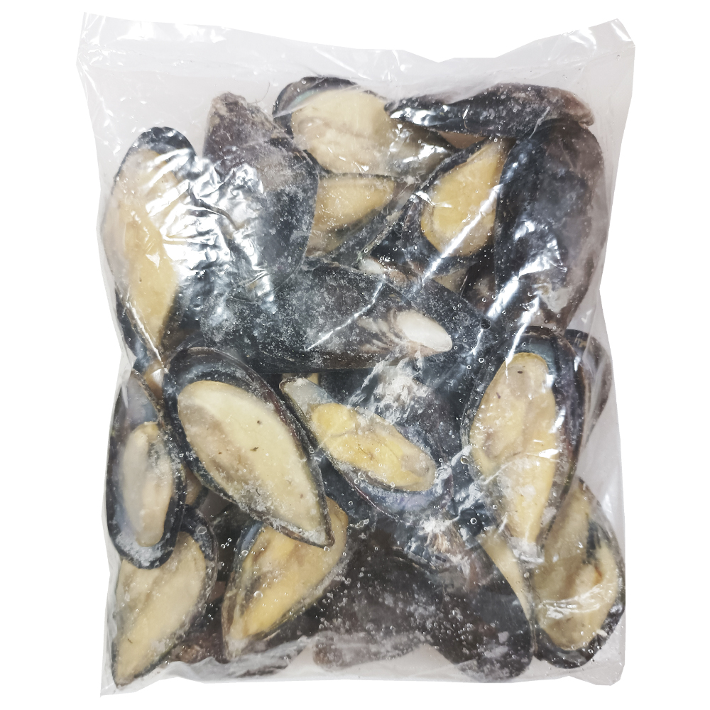 Мидии голубые варёно-мороженые