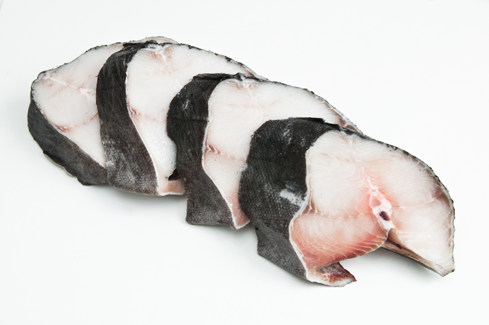 Чёрная треска стейки (угольная рыба)
